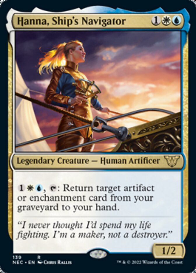 Hanna, Ship's Navigator [Kamigawa: Neon Dynasty Commander] | Card Citadel