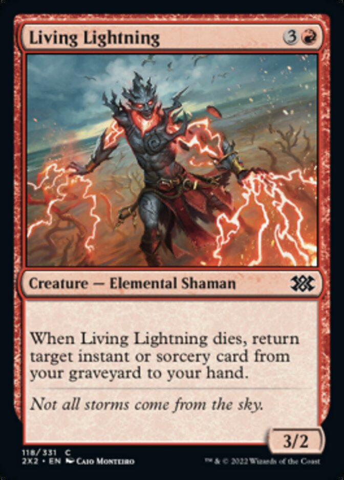 Living Lightning [Double Masters 2022] | Card Citadel