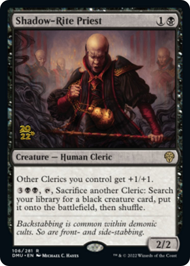 Shadow-Rite Priest [Dominaria United Prerelease Promos] | Card Citadel