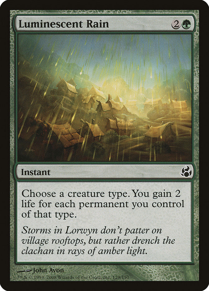 Luminescent Rain [Morningtide] | Card Citadel