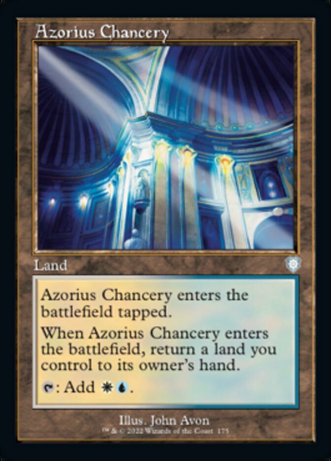 Azorius Chancery (Retro) [The Brothers' War Commander] | Card Citadel