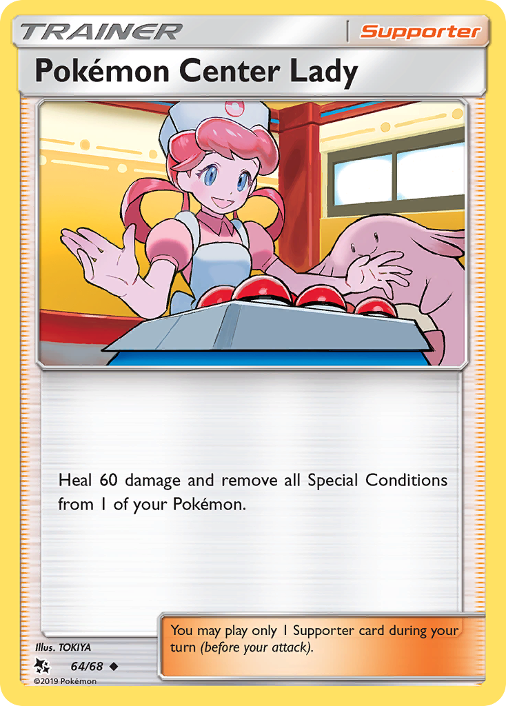 Pokemon Center Lady (64/68) [Sun & Moon: Hidden Fates] | Card Citadel