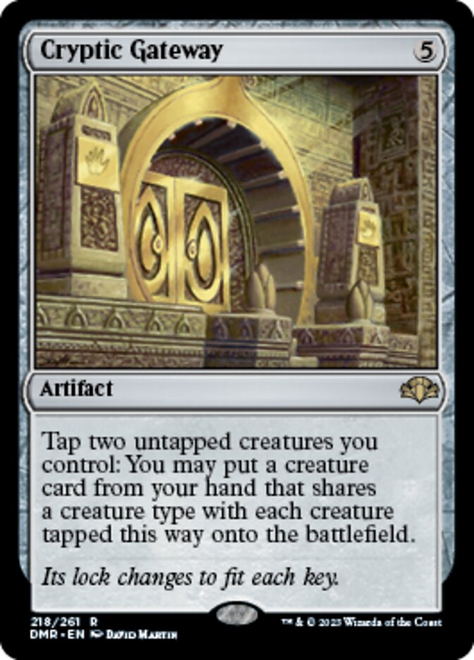 Cryptic Gateway [Dominaria Remastered] | Card Citadel