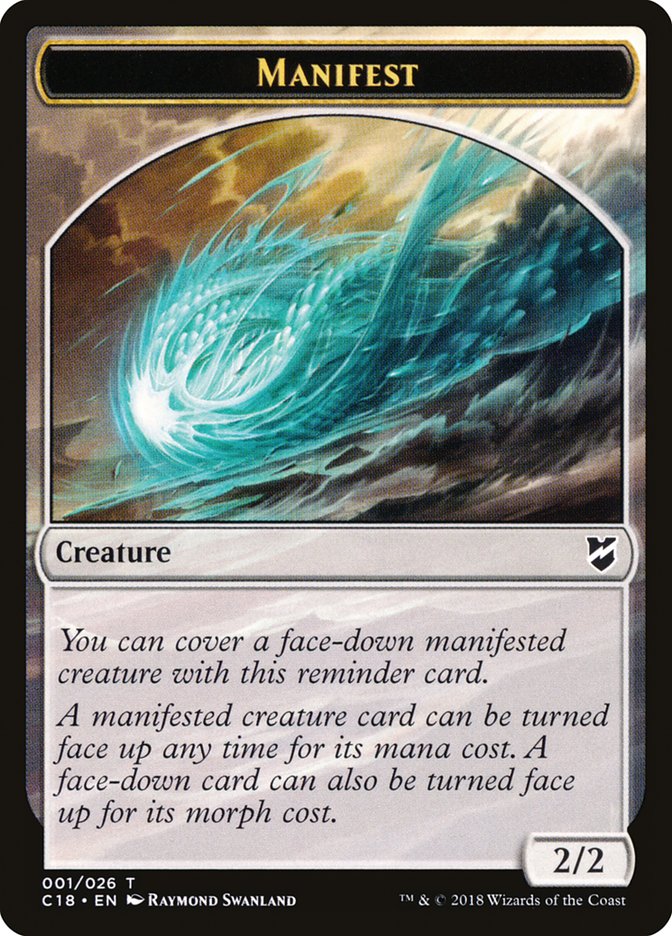 Manifest [Commander 2018 Tokens] | Card Citadel