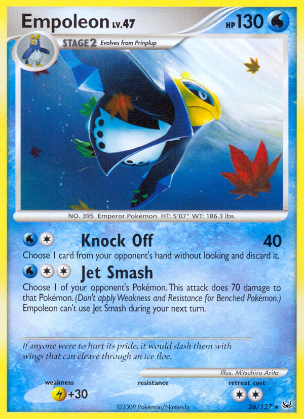 Empoleon (26/127) [Platinum: Base Set] | Card Citadel