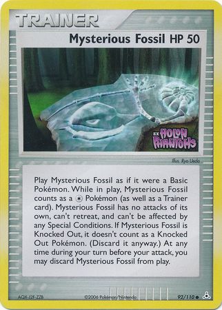 Mysterious Fossil (92/110) (Stamped) [EX: Holon Phantoms] | Card Citadel