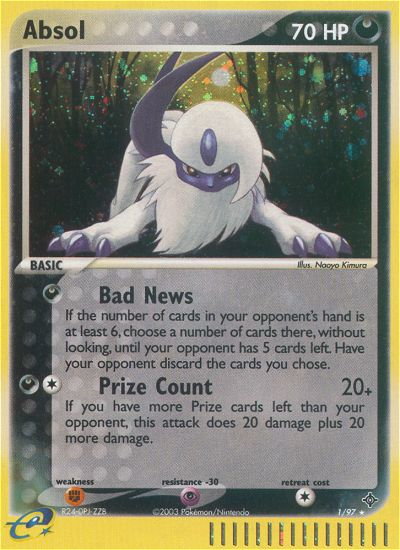 Absol (1/97) [EX: Dragon] | Card Citadel