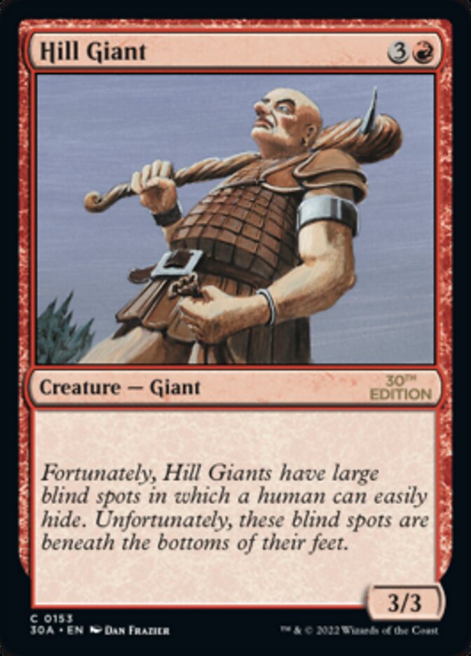 Hill Giant [30th Anniversary Edition] | Card Citadel