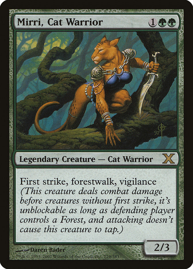 Mirri, Cat Warrior [Tenth Edition] | Card Citadel