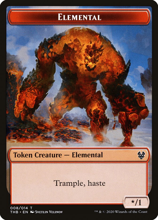 Elemental Token [Theros Beyond Death] | Card Citadel