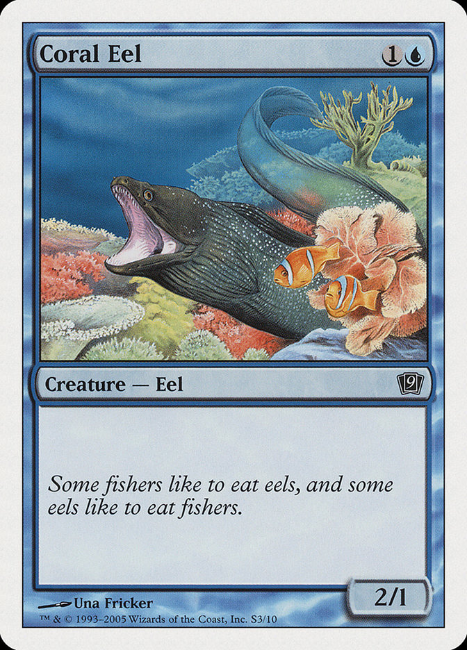 Coral Eel [Ninth Edition] | Card Citadel