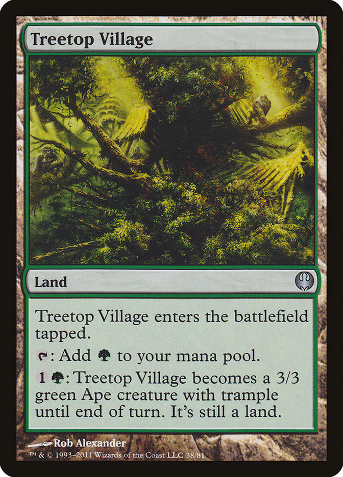 Treetop Village [Duel Decks: Knights vs. Dragons] | Card Citadel