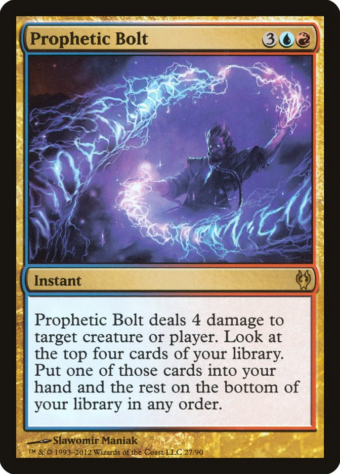 Prophetic Bolt [Duel Decks: Izzet vs. Golgari] | Card Citadel