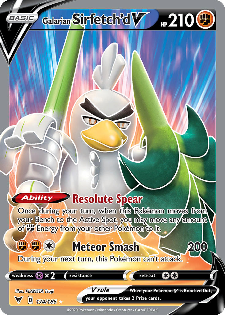 Galarian Sirfetch'd V (174/185) [Sword & Shield: Vivid Voltage] | Card Citadel