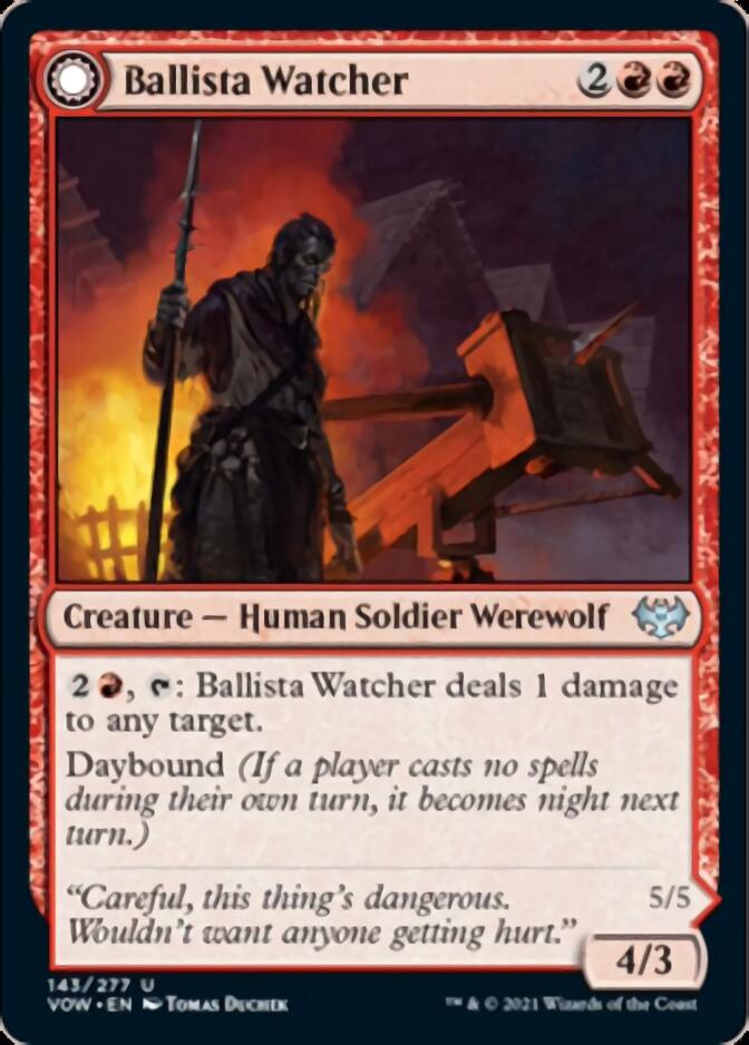 Ballista Watcher // Ballista Wielder [Innistrad: Crimson Vow] | Card Citadel