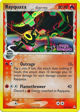 Rayquaza (26/110) (Delta Species) (Stamped) [EX: Holon Phantoms] | Card Citadel