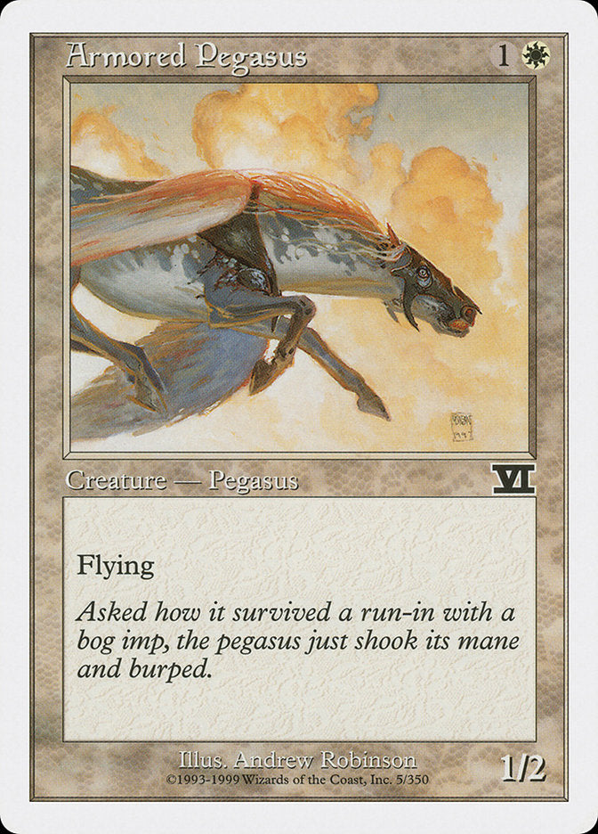 Armored Pegasus [Classic Sixth Edition] | Card Citadel