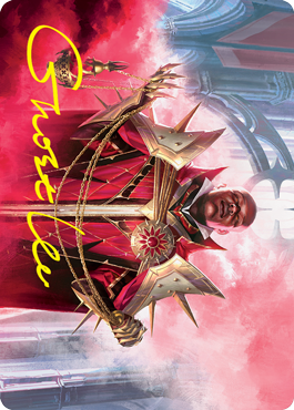 Markov Purifier Art Card (Gold-Stamped Signature) [Innistrad: Crimson Vow Art Series] | Card Citadel