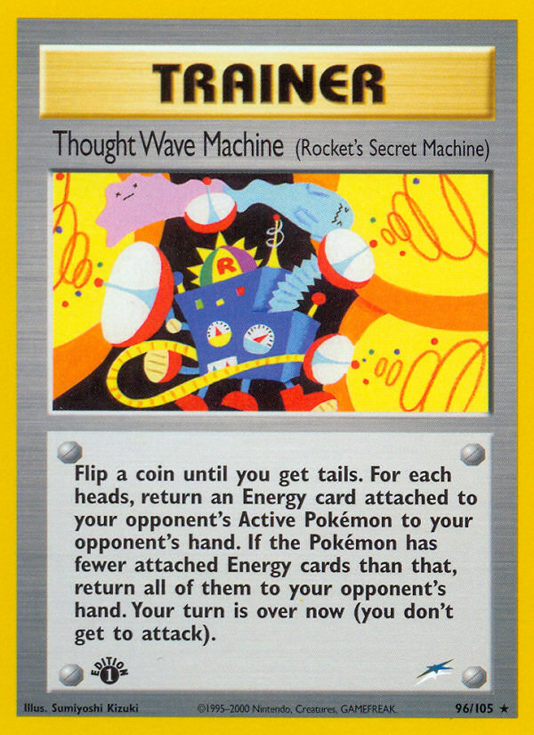 Thought Wave Machine (96/105) (Rocket's Secret Machine) [Neo Destiny 1st Edition] | Card Citadel