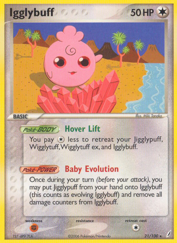 Igglybuff (21/100) [EX: Crystal Guardians] | Card Citadel
