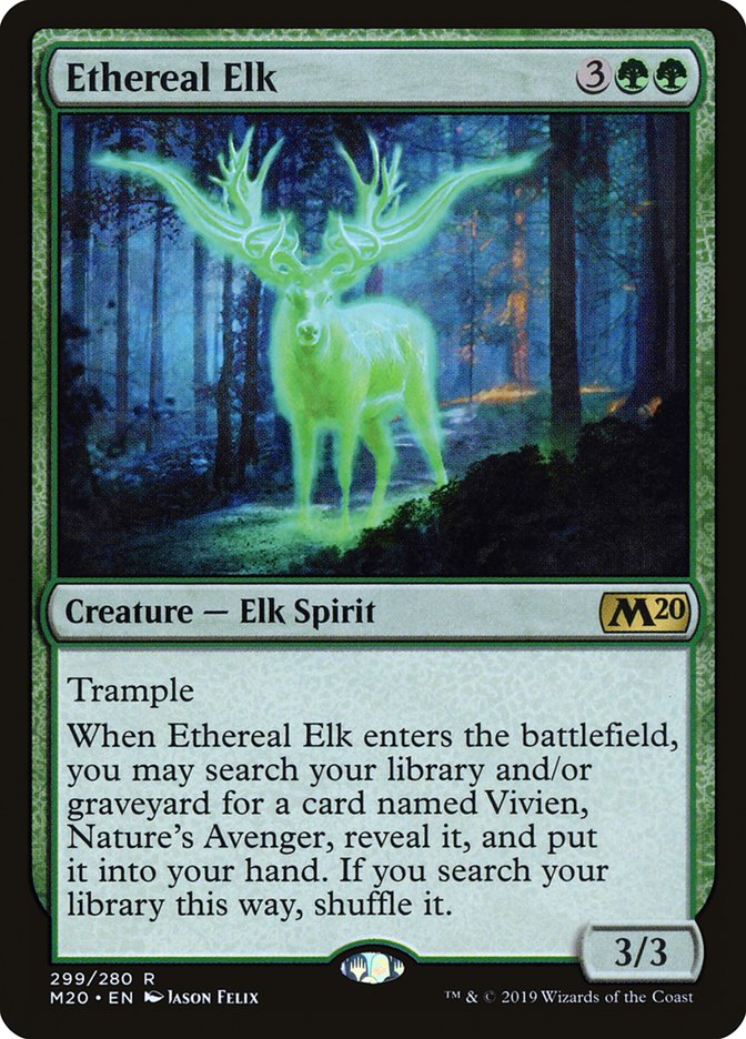 Ethereal Elk [Core Set 2020] | Card Citadel
