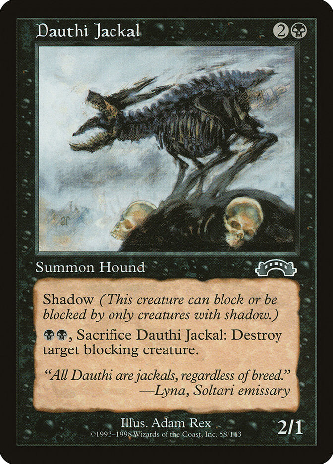 Dauthi Jackal [Exodus] | Card Citadel