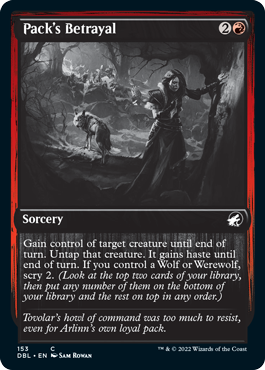 Pack's Betrayal [Innistrad: Double Feature] | Card Citadel