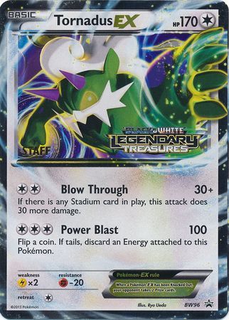 Tornadus EX (BW96) (Staff Prerelease Promo) [Black & White: Black Star Promos] | Card Citadel