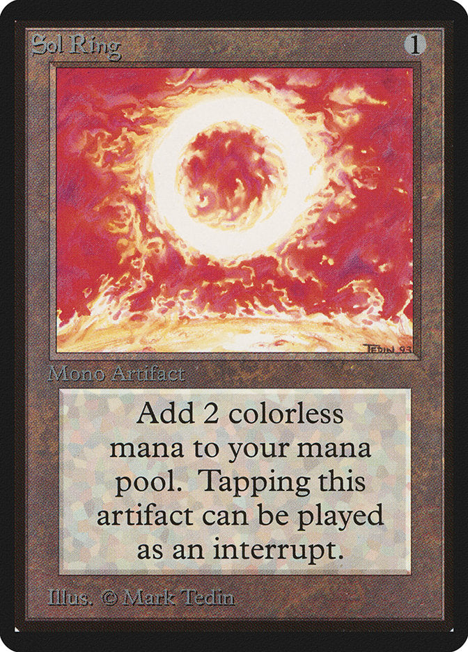 Sol Ring [Limited Edition Beta] | Card Citadel