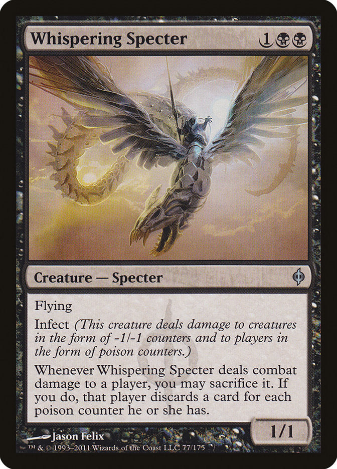 Whispering Specter [New Phyrexia] | Card Citadel