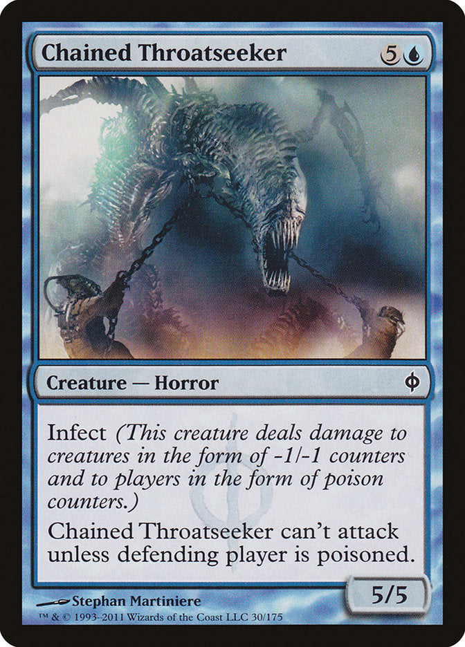 Chained Throatseeker [New Phyrexia] | Card Citadel