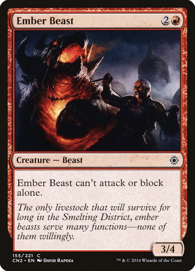 Ember Beast [Conspiracy: Take the Crown] | Card Citadel