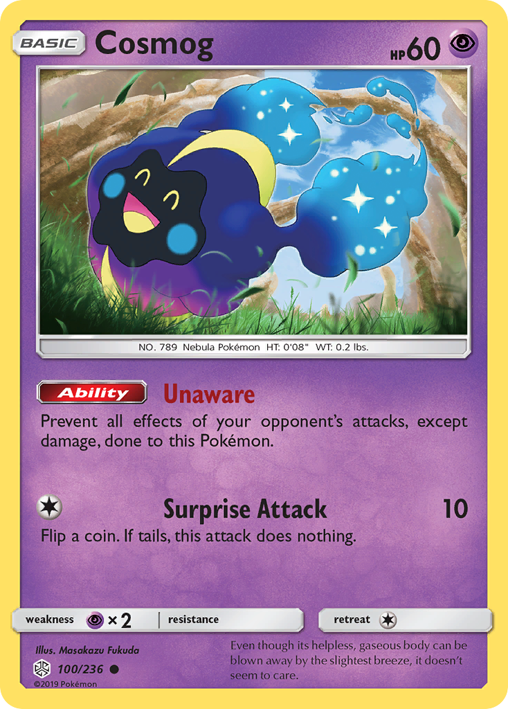 Cosmog (100/236) [Sun & Moon: Cosmic Eclipse] | Card Citadel