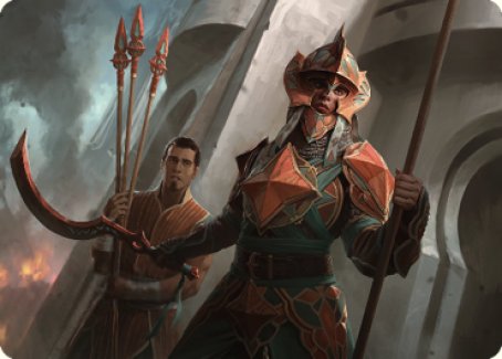 Siege Veteran Art Card [The Brothers' War Art Series] | Card Citadel