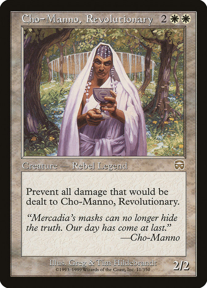 Cho-Manno, Revolutionary [Mercadian Masques] | Card Citadel