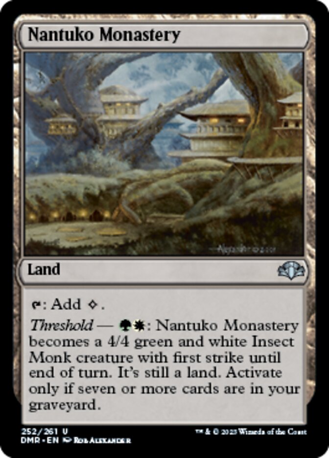 Nantuko Monastery [Dominaria Remastered] | Card Citadel