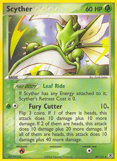Scyther (29/112) [EX: FireRed & LeafGreen] | Card Citadel