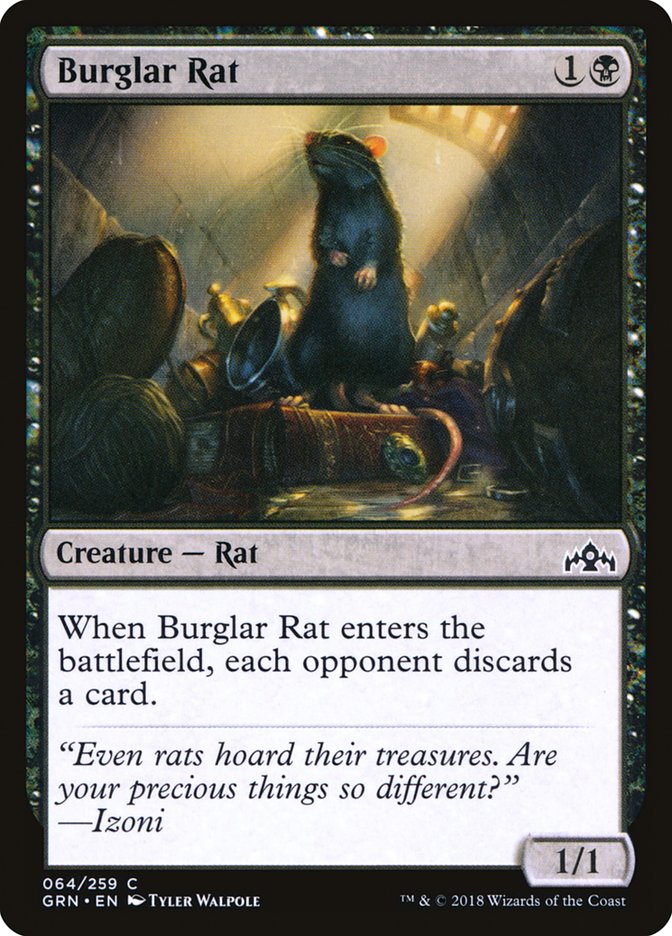 Burglar Rat [Guilds of Ravnica] | Card Citadel