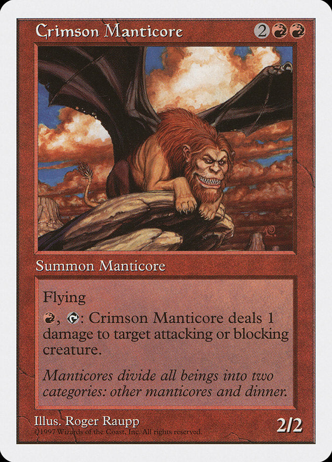Crimson Manticore [Fifth Edition] | Card Citadel