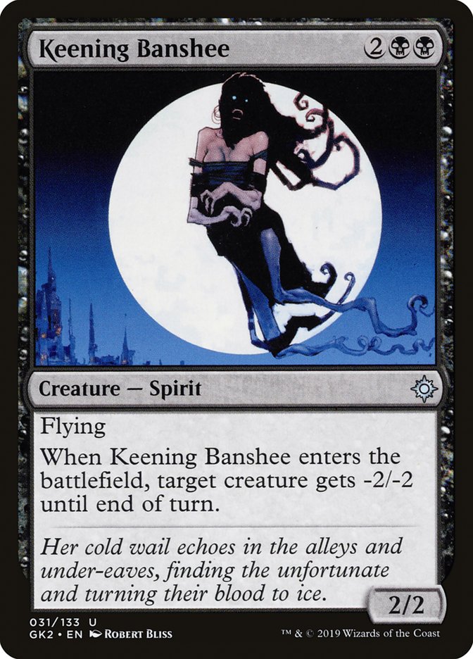 Keening Banshee [Ravnica Allegiance Guild Kit] | Card Citadel