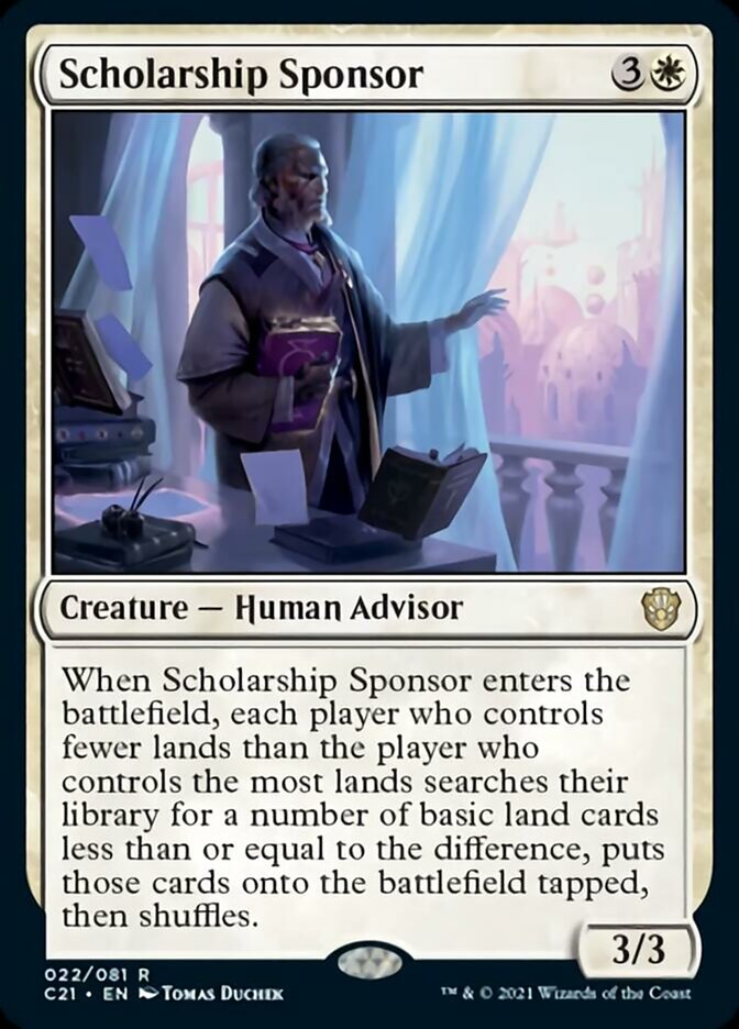 Scholarship Sponsor [Commander 2021] | Card Citadel