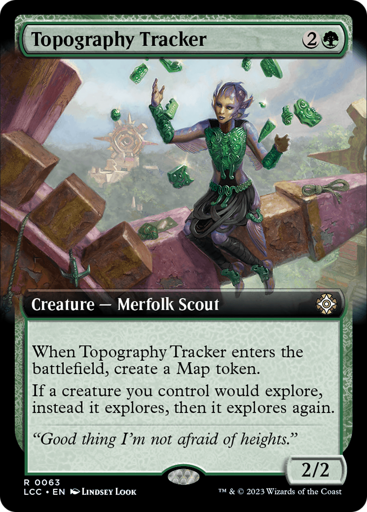 Topography Tracker (Extended Art) [The Lost Caverns of Ixalan Commander] | Card Citadel