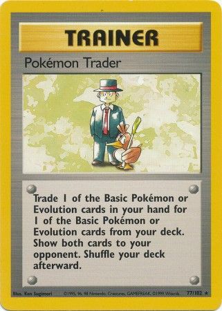 Pokemon Trader (77/102) [Base Set Unlimited] | Card Citadel