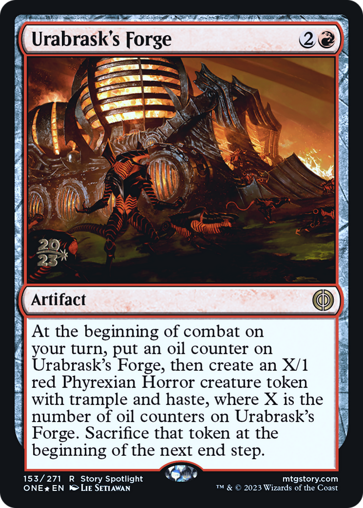 Urabrask's Forge [Phyrexia: All Will Be One Prerelease Promos] | Card Citadel