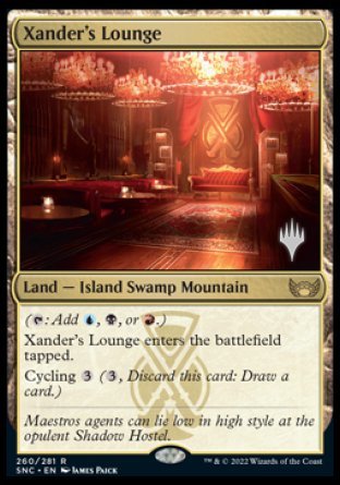 Xander's Lounge (Promo Pack) [Streets of New Capenna Promos] | Card Citadel