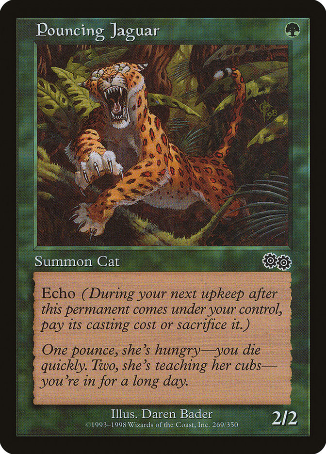 Pouncing Jaguar [Urza's Saga] | Card Citadel