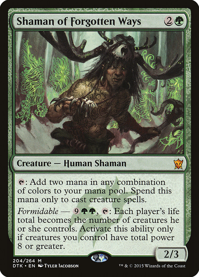 Shaman of Forgotten Ways [Dragons of Tarkir] | Card Citadel