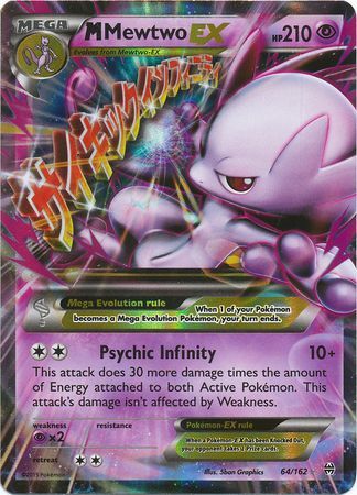 M Mewtwo EX (64/162) (Jumbo Card) [XY: BREAKthrough] | Card Citadel