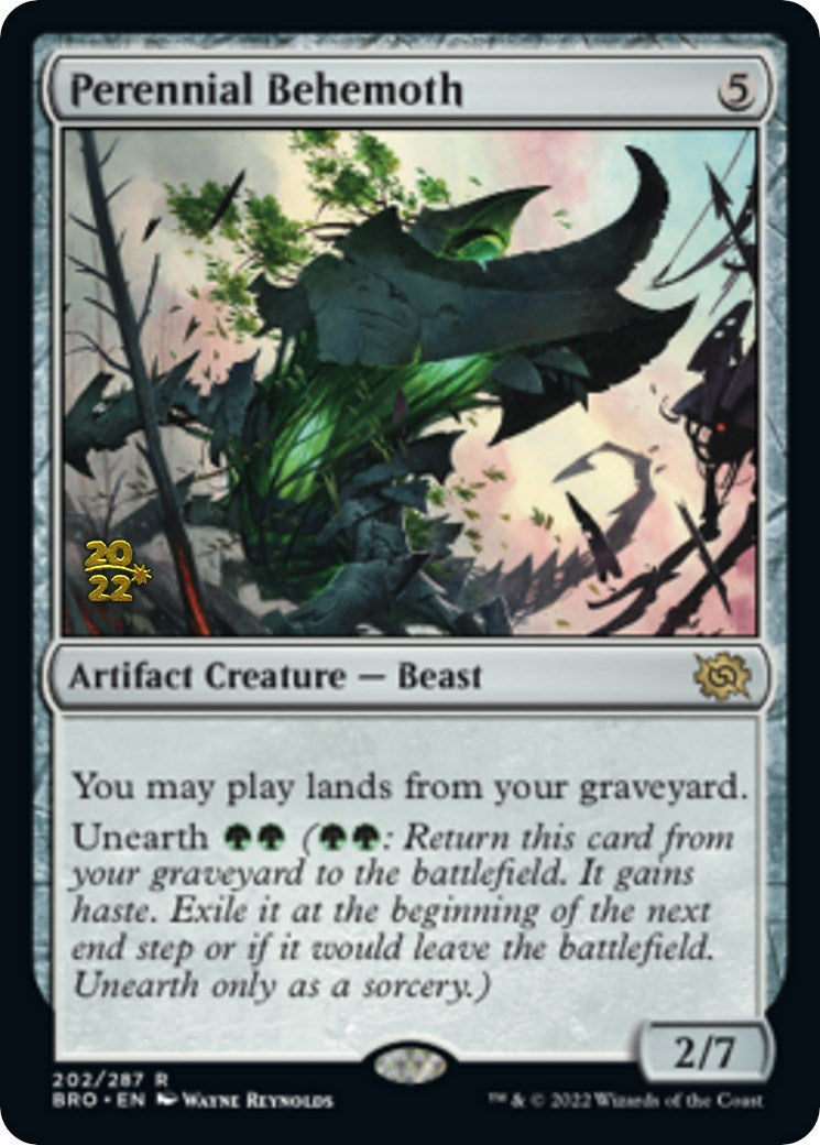 Perennial Behemoth [The Brothers' War: Prerelease Promos] | Card Citadel