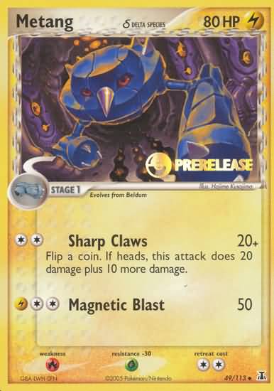 Metang (49/113) (Delta Species) (Prerelease Promo) [EX: Delta Species] | Card Citadel